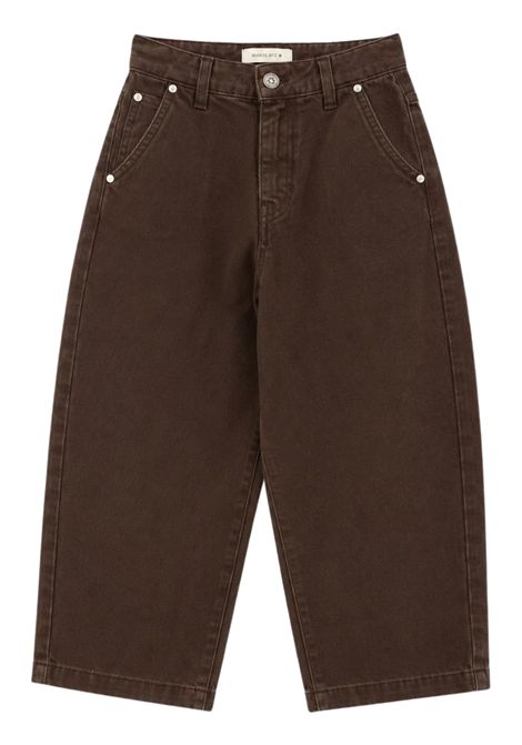 Children's cotton denim trousers Manuel Ritz | 4558MARRONE